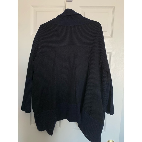 FarWest Navy Blue and Black Women’s Cardigan - Picture 2 of 2